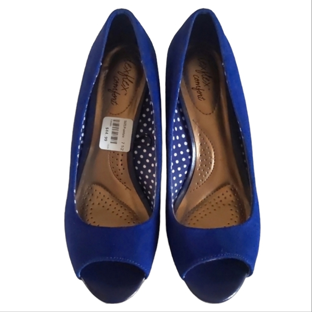 Dexter, Dexflex Comfort, Royal Blue ,Size 7 1/2